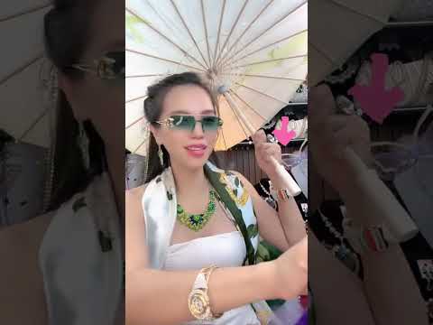 Quạt Gấp Lông Vũ Trắng Cho Đám Cưới | Mê Áo Dài