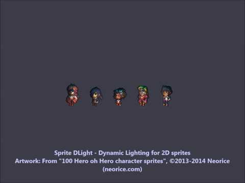 Sprite DLight - Instant normal maps for 2D graphics - Hero oh Hero Preview 1