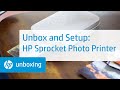 Unboxing and Setting Up the HP Sprocket Photo Printer | HP Sprocket Printers | HP