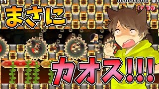 【スーパーマリオメーカー#292】企画コースはギミック盛りだくさん！テクニック系スピランに挑戦！【Super Mario Maker】ゆっくり実況プレイ