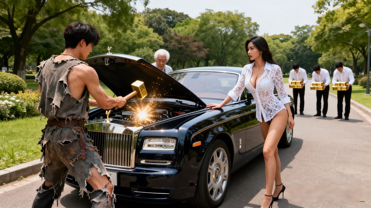 Он починил машину миллиардера. Тот отдал ему внучку. Она уже его.