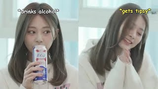 just 3 minutes of tzuyu being not so alcoholfree in a variety show