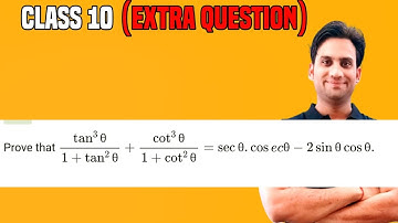 Prove that : tan^3 θ/1+tan^2 θ  +  cot^3 θ/1+cot^2 θ  =  sec θ cosec θ  - 2 sin θ cos θ
