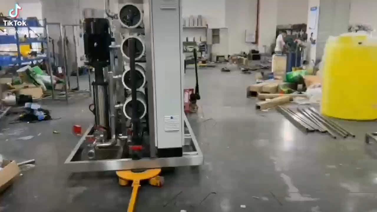 6000lph double pass reverse osmosis system with EDI system