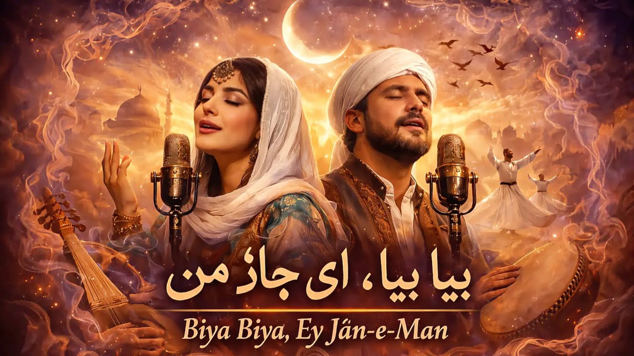 Biya Biya, Ey Jān-e-Man | Afghan Sufi Duet | Rana Studio |بیا بیا ای جان من