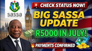 💰 R5000 SASSA Grant July 2026! Payment Dates Released!!– Check Your Status Now