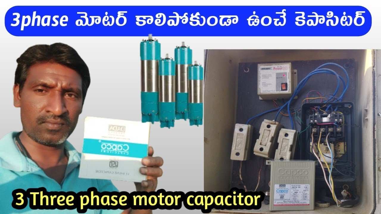 Three phase motor safety capacitors low voltage high voltage safety capacitor fitting save motor