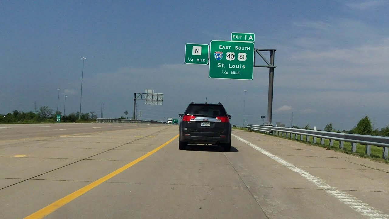 Page Avenue Freeway (MO 364 Exits 8 to 1) westbound