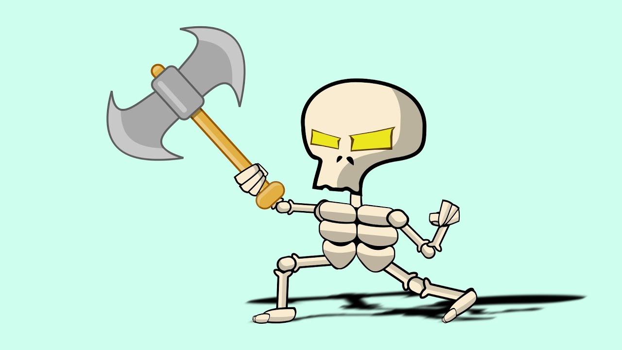 A simple skeleton in InkScape - YouTube