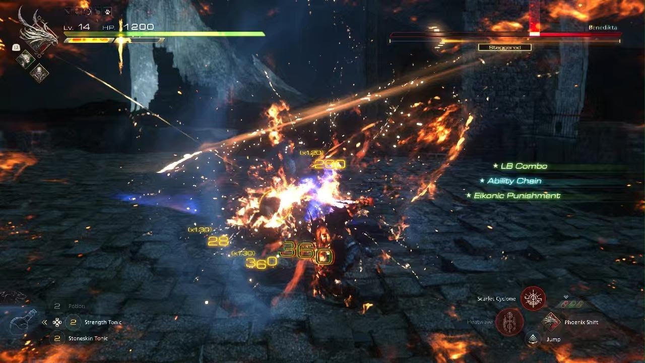 Final Fantasy 16 Benedicta Boss Fight No Damage Epic Fight - YouTube