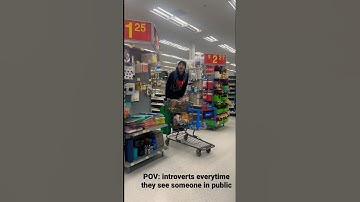 Introverts when they see someone in Public #truestory