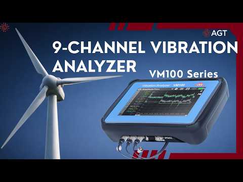 Vibration Analyzer for Machine Diagnostics and Condition Monitoring, VM100