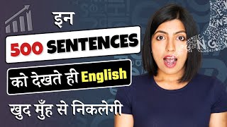 अंग्रेजी खुद मुँह से निकलेगी, Spoken English के 500+ Daily Use Sentences, Kanchan English Connection