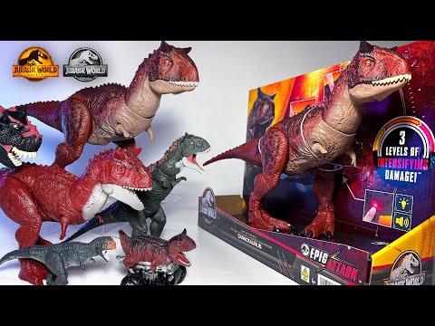 NEW 2023 CARNOTAURUS EPIC ATTACK BATTLE CHOMPIN'! Jurassic World Carnotaurus Collection