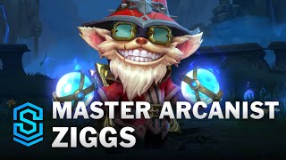 Master Arcanist Ziggs Wild Rift Skin Spotlight