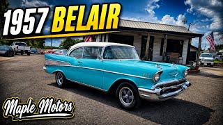 Test Drive 1957 Chevrolet Belair $32,900 Maple Motors