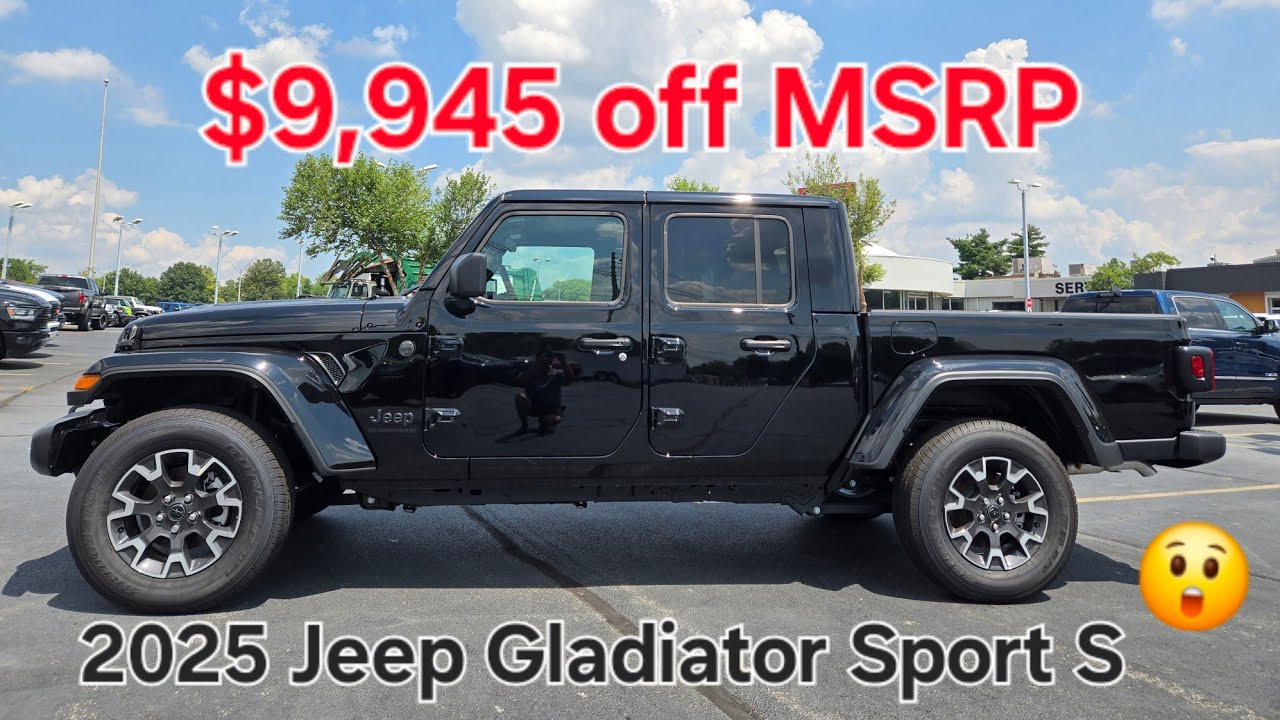 SOLD --- So many GREAT DEALS at Cross Jeep! (2025 Jeep Gladiator Sport S)