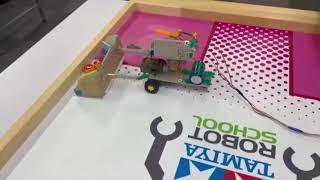 水戸笠原教室 ロボット改造アイデアコンテスト作品 ボトルキャップランチャーロボット