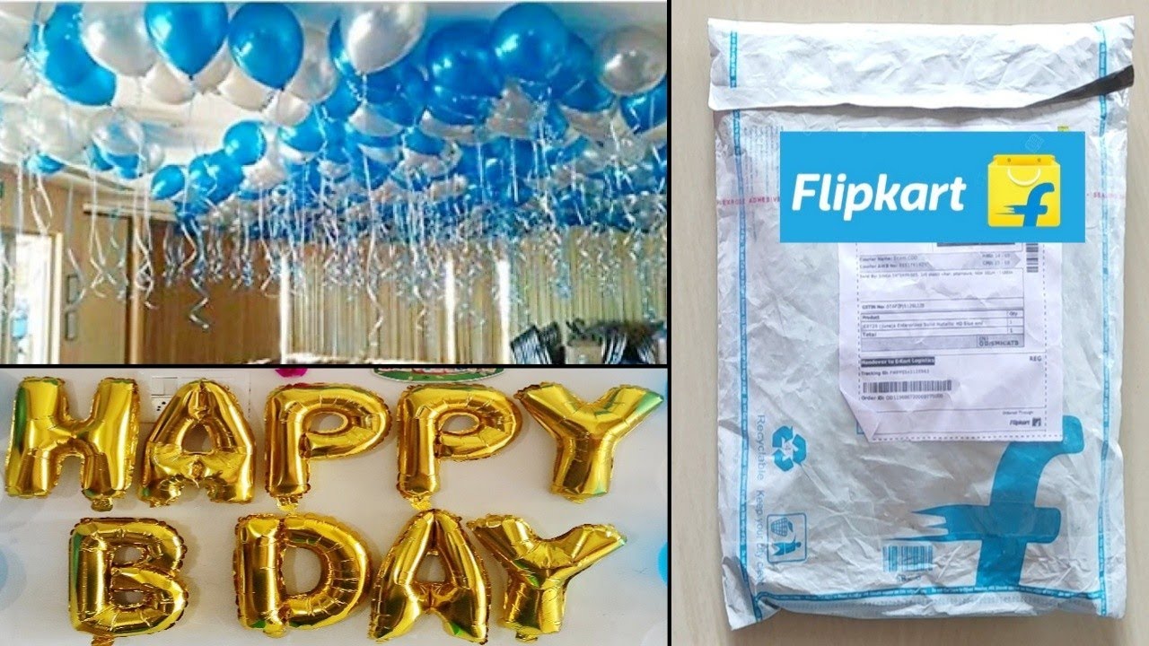 Unboxing flipkart ll Unboxing birthday balloons and foil balloon  from Flipkart