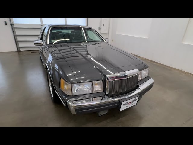 1987 Lincoln Marck VII LSC - YouTube