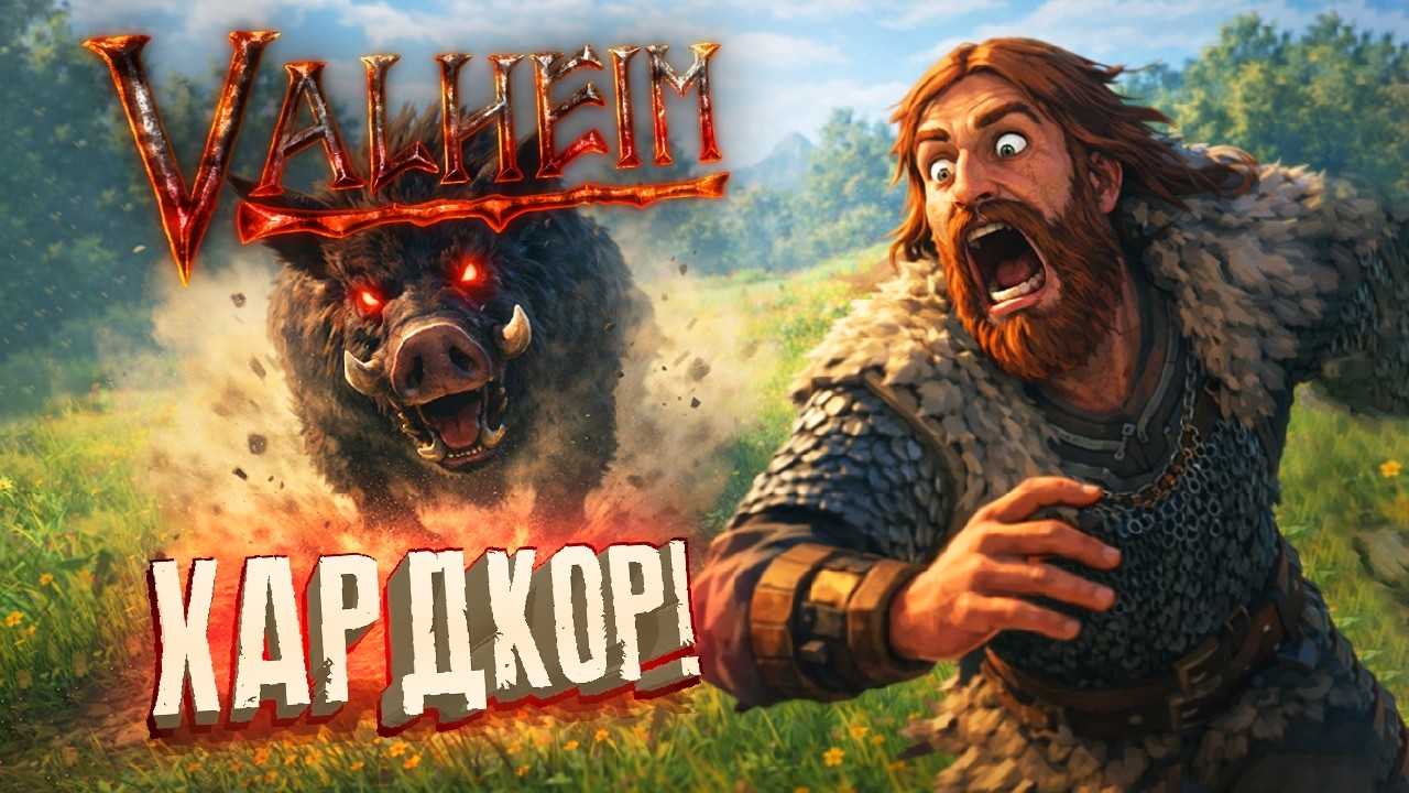 🔥VALHEIM САМАЯ ВЫСОКАЯ СЛОЖНОСТЬ - СТРИМ #1
