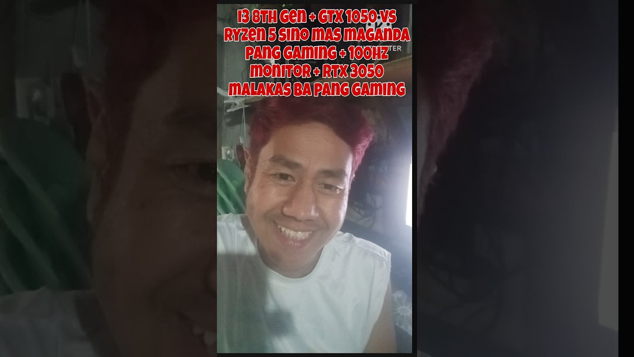 INTEL I3 8TH GEN + GTX 1050 VS RYZEN 7 SINO MAS MALAKAS SA GAMING + 100HZ MONITOR LALAKAS BA GAMING