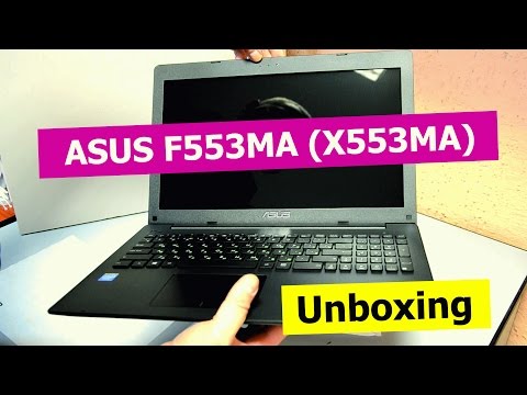 Ноутбук ASUS F553MA-BING-SX628B: Распаковка/Unboxing