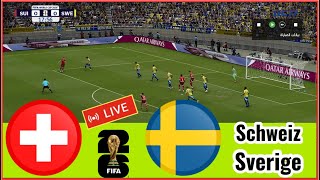 Match Schweiz Vs Sverige Live Vm Kval Full Match Idag Simulering Av Fotboll Gameplay Pc