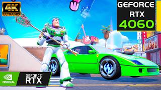 Fortnite buzz lightyear Skin Gameplay: RTX 4060 + AMD Ryzen 7 5700X (4K Ultra Graphics RTX ON)