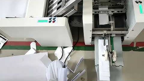 A3 size 4 plates and one cross blade paper folding machine