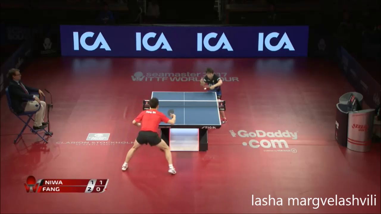 Fang Bo vs Niwa Koki (Swedish Open 2017)