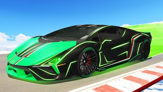 *NEW* TRON SUPER CAR DLC In GTA 5! (Futuristic)