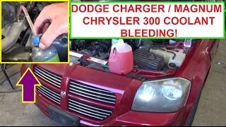 How to Bleed the Cooling System on Dodge Charger, Dodge Magnum, Chrysler 300