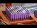 Lithium battery of solar street light  production process