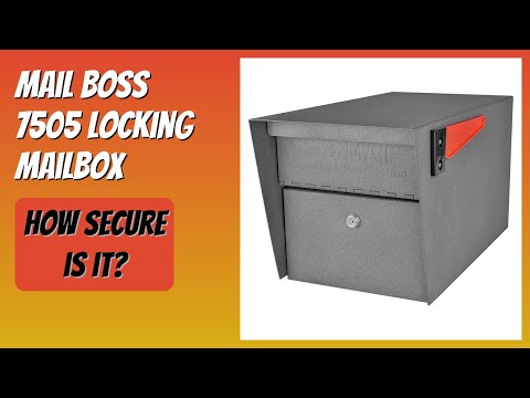 REVIEW (2026): Mail Boss 7505 Locking Mailbox. Features