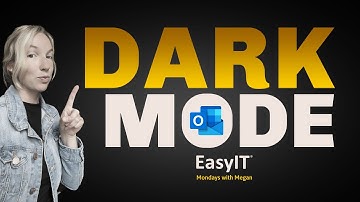How To Quickly Change Microsoft Outlook To Dark Mode