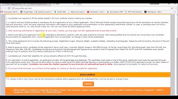 how can fill kvpy application