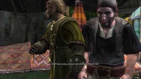 The Witcher : Enhanced Edition Walkthrough #36 Trade Quarter Marketplace