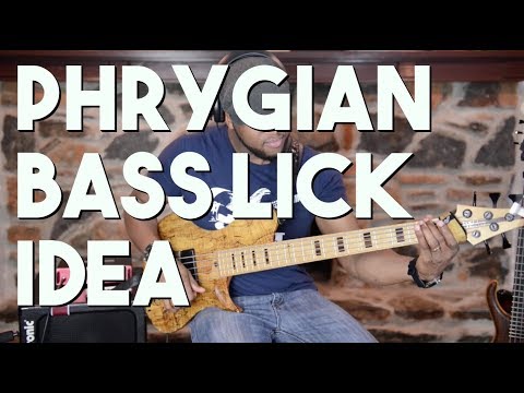 PHRYGIAN BASS LICK IDEA - JERMAINE MORGAN TV
