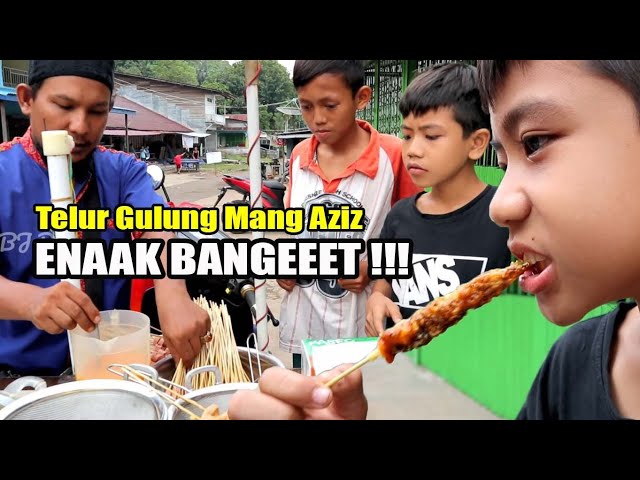 ENAK BANGET || TELUR GULUNG MANG AZIZ || AFRIL ZAKY class=