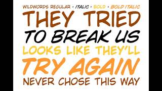 WildWords Font