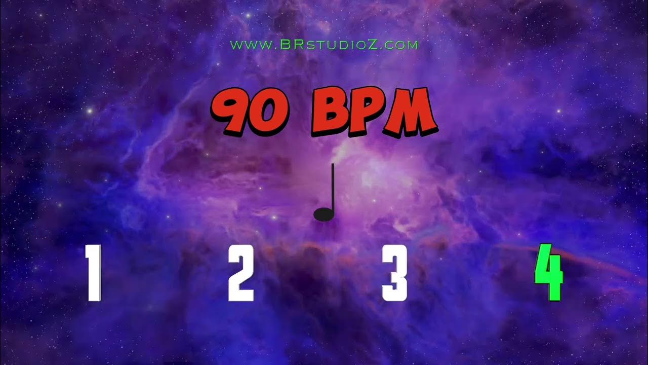 90BPM Metronome (Quarter Note) YouTube