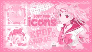 𓏲࣪🍓TUTORIAL: icons soft pink no ibis paint x! + relaxing musics :¨·.·¨: screenshot 5