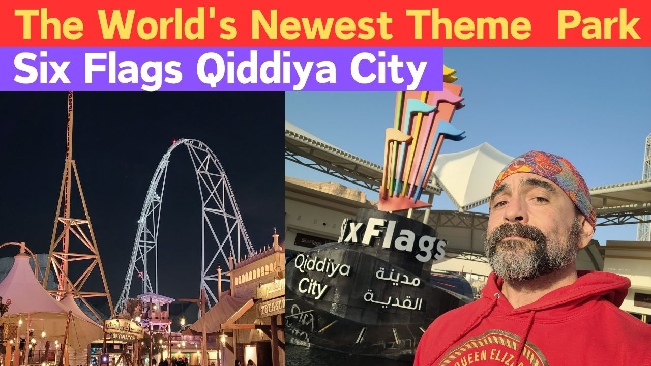 Six Flags Qiddiya City | WORLDS'S NEWEST | Falcons Flight Drama, Cold Rides & Empty Switchbacks!