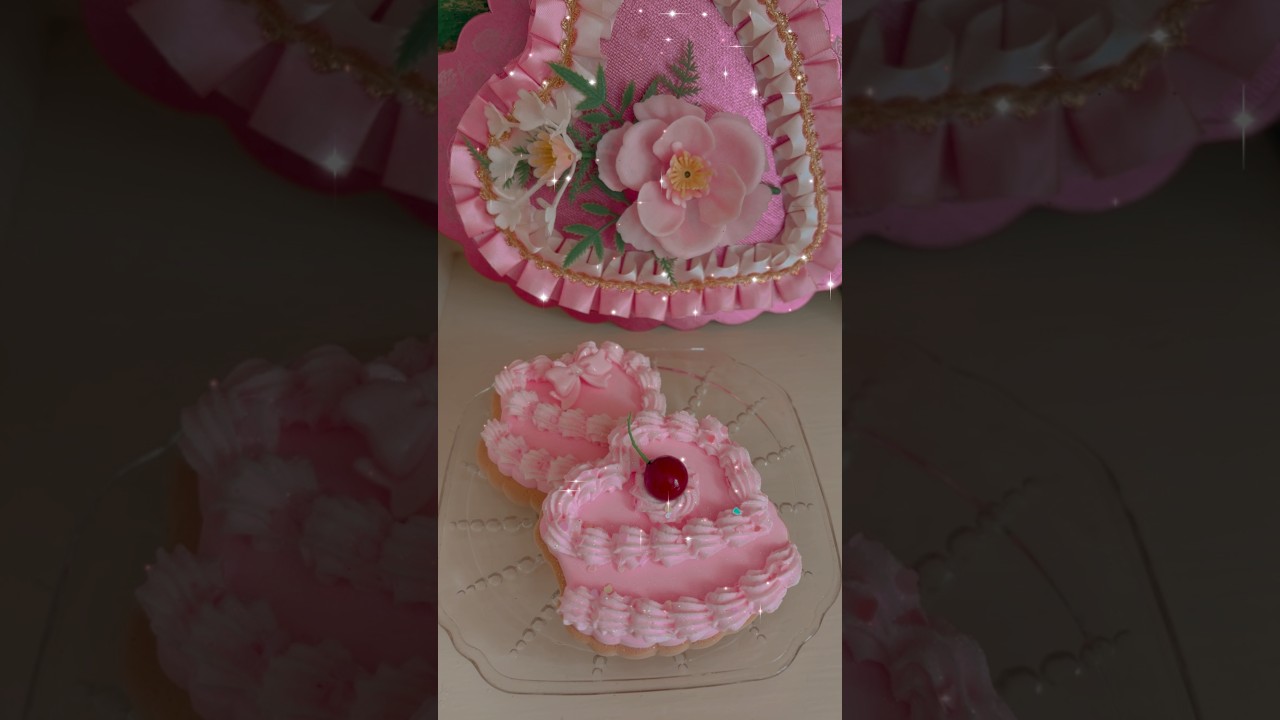 Fake Heart Cookie DIY #crafts #Fake bake#Vakentine crafts#fake