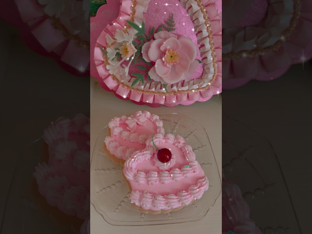 Fake Heart Cookie DIY #crafts #Fake bake#Vakentine crafts#fake