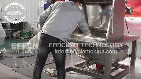 Automatic Material Transfer bag dump station with screener sieve