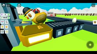 me vuelvo MILLONARIO vendiendo HUEVOS(roblox farm factory tycoon)