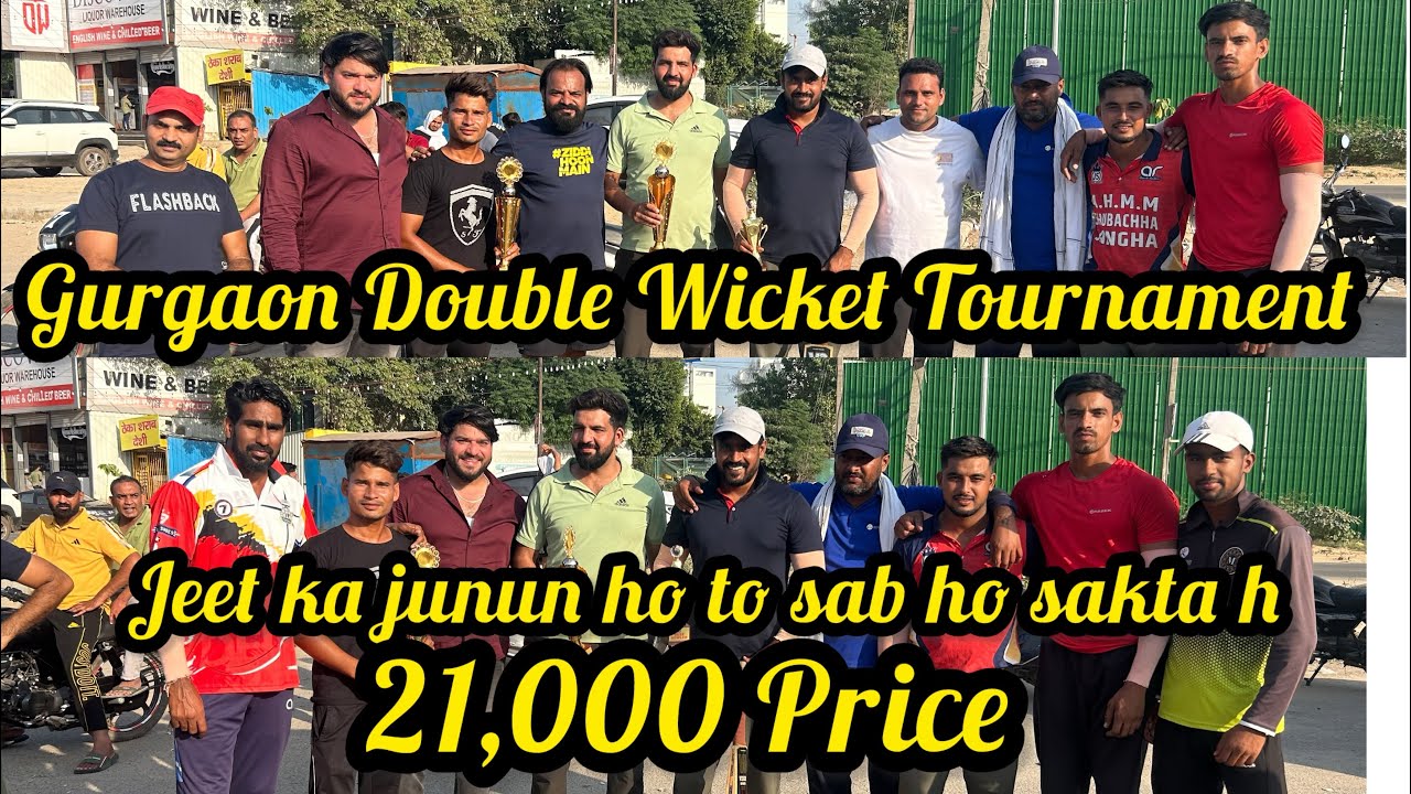 Aaj Kismat or Himmat Dono Dekhne ko mili🔥 Manish Rathi,Helmet,Amir, Jugnu 🏏 Double Wicket tournament