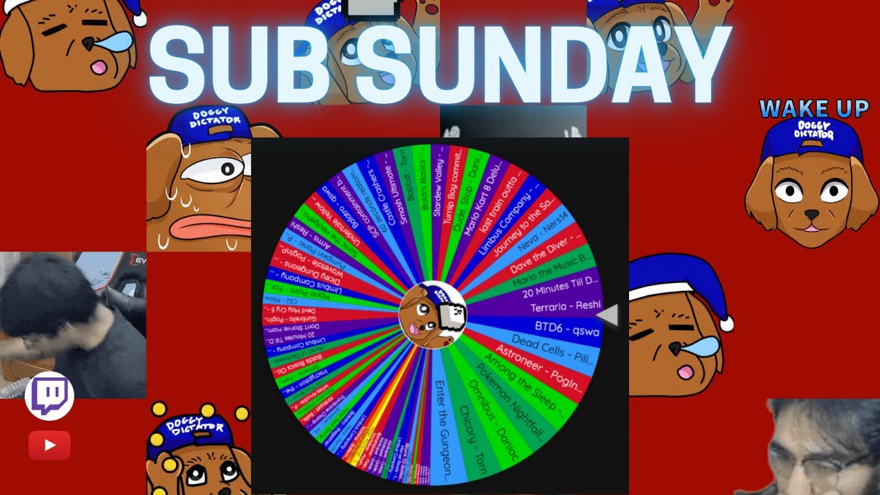 🎡 SUB SUNDAY! Sub-Requested Games! | Spin the Wheel & Play! 🎮 - YouTube